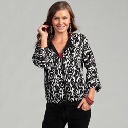 Chaus Women's Rick Black Drawstring Waist Jacket