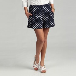 Vince Camuto Women's Polka Dot Angle Pocket Shorts FINAL SALE