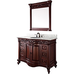Wyndham Collection Eleanor 48-inch Cherry Single Bathroom Vanity