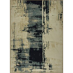 Templation Woven Blue Rug (5' x 7')