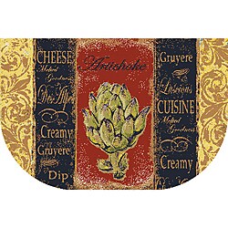 French Veggies Kitchen Accent Rug (1'6 x 2'6)