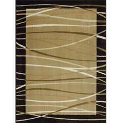 Allestra Sahara Brown Area Rug (7' x 10')