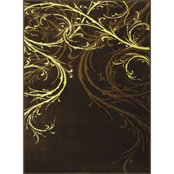Allestra Emotion Brown Rug (4' x 6')