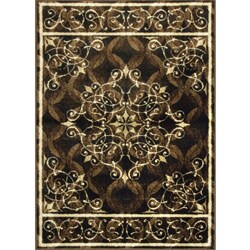 Allestra Healing Garden Chocolate Rug (7' x 10')