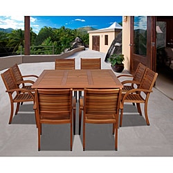 Riviera 9-piece Square Dining Set