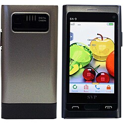 SVP SN-9 Dual SIM Grey Unlocked GSM Cell Phone with 4GB Micro SD