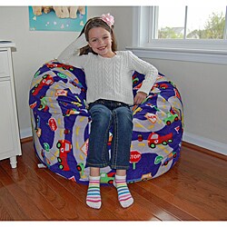 Ahh Products On The Road Fleece Washable Bean Bag Chair