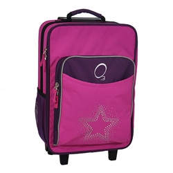 O3 Kids "Rhinestone Star" 16-inch Rolling Carry On Cooler Upright