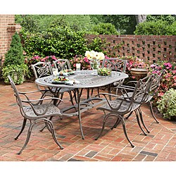 Malibu Taupe 7-piece Dining Set