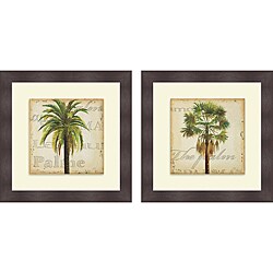 Patricia Pinto 'La Palma III & IV' Framed Print