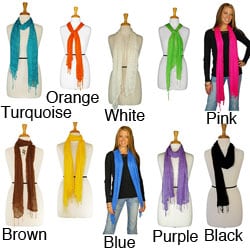Solid Color Gauze Scarf (Indonesia)