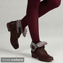 Madden Girl Women's 'Goldiee' Lace-up Booties