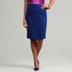 Cupio Women's Banded Ponte Skirt