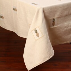 Pineapple Design 50x90-inch Italian Heavy Weight Tablecloth