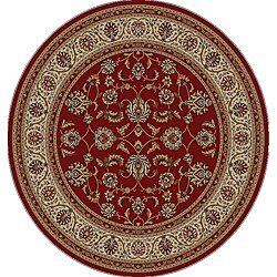 Ariana Palace Red Area Rug (5' 3 Round)