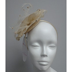 Gold Elegant Synamay Cocktail Fascinator