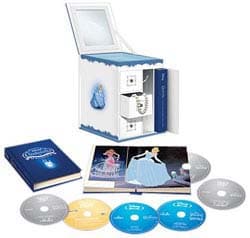 Cinderella: 6-Disc Trilogy Gift Set (Limited Edition Collectible Jewelry Box (Blu-ray/DVD)