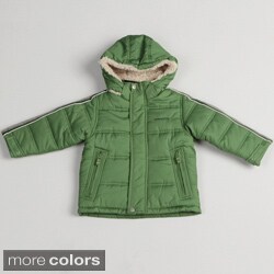 London Fog Boy's Solid Bubble Coat