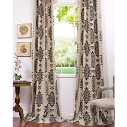 Jakarta Printed Cotton 96-inch Curtain Panel