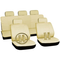 Tan 16-piece Car Seat Cover Automotive Set