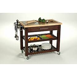  Chris & Chris 24 x 40 Pro Chef Espresso Kitchen Work Station