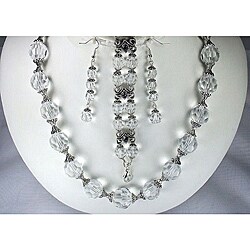 Crystal Wedding Jewelry Set
