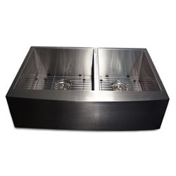 Highpoint Collection 3321 Stainless Steel 2-bowl Apron