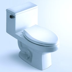 'ROCHESTER' Contemporary European Toilet with Single Flush and Soft Closing Seat