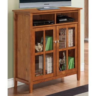 Cheap Norfolk Honey Brown Medium Storage Media Cabinet & Buffet