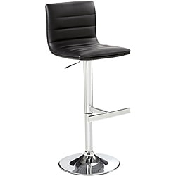 Sunpan Imports Motivo Black Adjustable Barstool