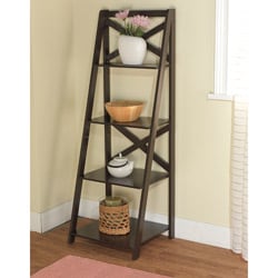 X 4-Tier Shelf in Espresso