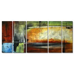 Megan Duncanson ''On Track'' Metal Wall Sculpture