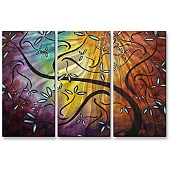 Megan Duncanson 'Sweet Blossoms' Metal Wall Art