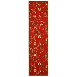 Ruby Garden Red Runner Rug (2'7 x 10')