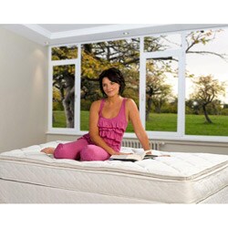 Sleep Accents Illusion Plush Pillowtop Full-size Mattress / Foundation Set