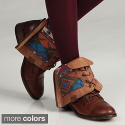 Steve Madden Women's P-Peterr Leather Boots