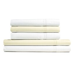 Egyptian Cotton Percale 360 Thread Count Deep Pocket Sheet Set
