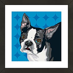 Framed Boxer Giclee Print Photo