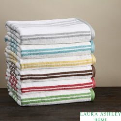 Laura Ashley Shirting Stripe 3-piece Towel Set