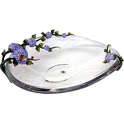 Cristiani Limited Edition Flowers and Bees Crystal Bowl