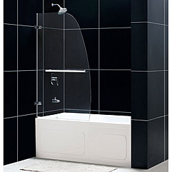 DreamLine Aqua Uno 34x58-inch Single Panel Hinged Tub Door