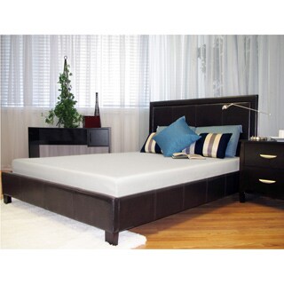(^ ^)// Priage Green Tea/ Charcoal 6-inch Full-size Memory Foam Mattress