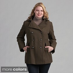 Jessica Simpson Women's Plus Size Peacoat