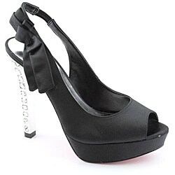 Paris Hilton Women's Becca Black Dress Shoes