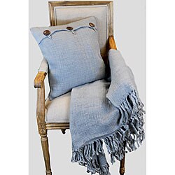 Zavior Teal Knitted Throw or Pillow