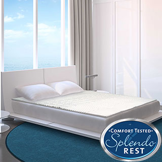 Splendorest 5-zone 1.25-inch Memory Foam Mattress Topper