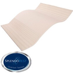 Splendorest 5-zone 1.25-inch Memory Foam Mattress Topper