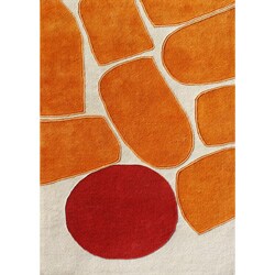 Alliyah Hand-made Sand New Zealand Blend Area Rug (4 x 6)