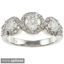 14k Gold 1 1/5ct TDW Round Diamond Engagement Ring (G-H, I1-I2)