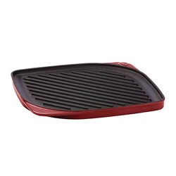 Mario Batali by Dansk Classic Chianti 11-inch Square Cast Iron Grill/ Griddle